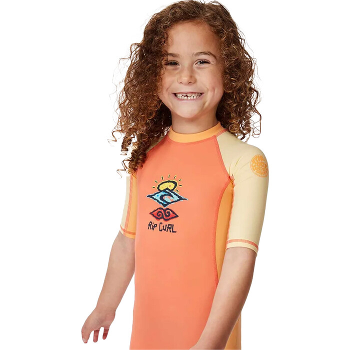 2024 Rip Curl Toddler Cosmic UV SurfSuit TNDTRV - Red Rock